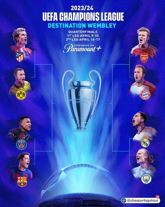 GA黄金甲体育平台-欧冠解签：皇城对决看到腻，巴萨巴黎谁赢直通决赛？